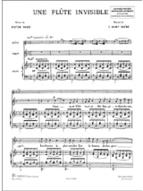 Une Flûte Invisible - SAINT-SAËNS - Partition - Flûte traversière